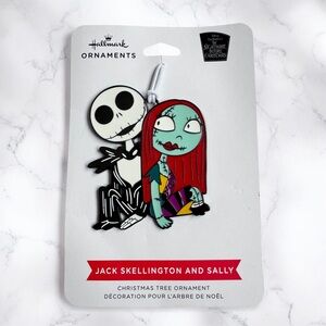 Hallmark Jack Skellington & Sally Nightmare Before Christmas Metal Ornament